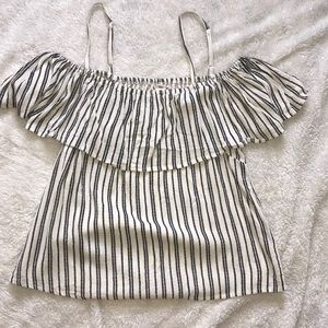 Off the shoulder top with straps